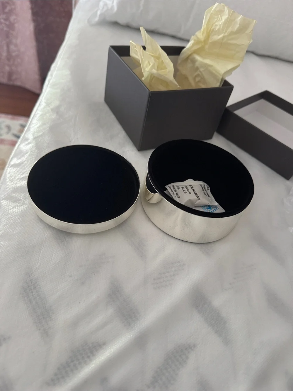 Reed & Barton Silver Cross Box